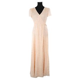 SéZane Vestido de seda rosa Rosa
