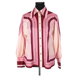 Camicia in seta rosa Zimmermann Rosa
