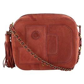 Jerome Dreyfuss Borsa a tracolla in suede rosa Rosa