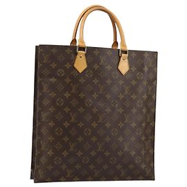 LOUIS VUITTON Bolsa Sac Plat Monogram M51140 LV Auth 142773 Monograma