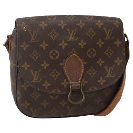 LOUIS VUITTON Bolsa de Ombro Monogram Saint Cloud GM M51242 LV Auth 143068 Monograma