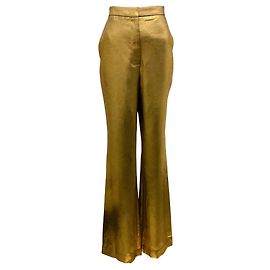 Veronica Beard x Poppy Delevingne Vintage Gold Gracie Pant Golden