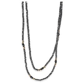 Collana in perle Tweejoux in ematite e onice in oro giallo David Yurman Altro