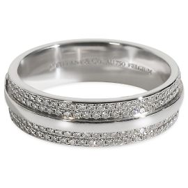 Tiffany & Co. White Gold Diamond Tiffany T Wide Ring Other