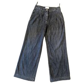 Chanel large/wide jeans Blue