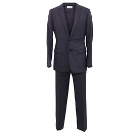 Blazer clássico Dior e calças em lã virgem azul escuro Azul Azul marinho