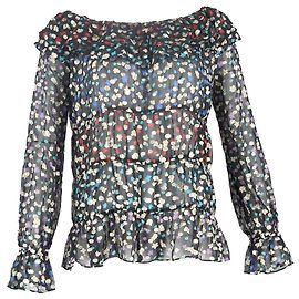 Autre Marque Top Rixo Chloe con estampado floral en seda multicolor Multicolor
