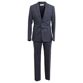 Blazer clássico Dior e calças em lã virgem azul escuro Azul Azul marinho