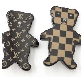 Spilla di moda Louis Vuitton Marrone