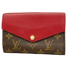 Portefeuille Compact Pallas Monogram Louis Vuitton Marron
