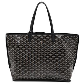 Goyard Black Goyardine Reversible Anjou PM Black