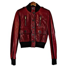 Gucci Madonna Bomber Jacket Red