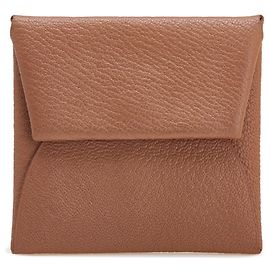Hermès Bastia Coin Purse in Quebraco Brown Brown