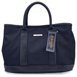 Bolso tote vintage Yves Saint Laurent Negro