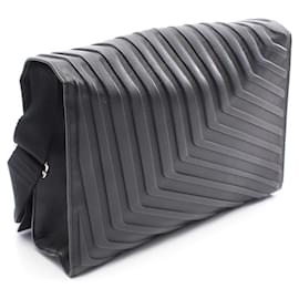 Balenciaga-Bolsa de ombro em couro de carro Balenciaga-Preto