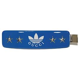 Gucci-Gucci adidas Crystal Star Barrette-Blue