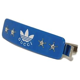Gucci-Gucci adidas Crystal Star Barrette-Blue