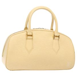 Bolso Jasmin Louis Vuitton de cuero Epi Beige