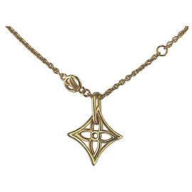 Collier LV Twiggy Fleur Pointue de Louis Vuitton Doré