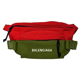 Balenciaga-Bolsa de ombro/cintura em nylon vermelho Balenciaga-Vermelho