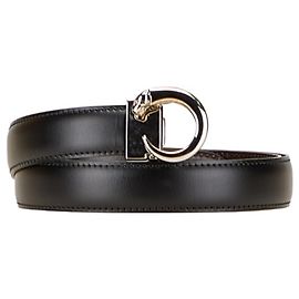 Cinturón Reversible Panthère de Cartier Castaño Negro