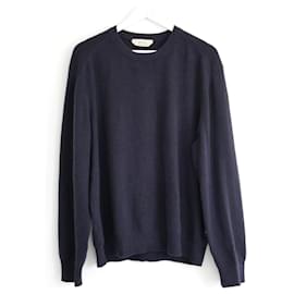 Ermenegildo Zegna-Zegna Blue Cashmere Sweater Jumper-Blue