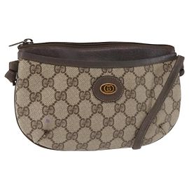 Gucci Borsa a Spalla GG Supreme PVC Beige Oro 904 02 020 Auth 143309 Beige D'oro