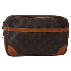 LOUIS VUITTON Clutch Compiegne 28 M51845 LV Auth hk3024 Monograma