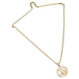 Krawatte Christian Dior Kette Metall Gold Auth 142066 Golden