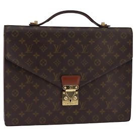 LOUIS VUITTON Monogram Porte Documents Bandouliere Bag M53338 Auth BA6351 Monogram