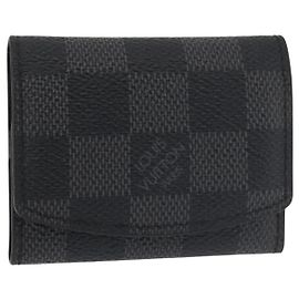 LOUIS VUITTON Funda de Pulsera Damier Graphite LV Auth 143364 Damier ebene