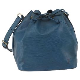 LOUIS VUITTON Borsa a Spalla Petit Noé Epi Blu M44105 LV Auth BA6420 Blu