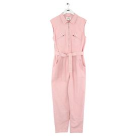 Bash Pink cotton jumpsuit Pink