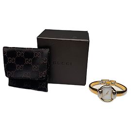 Relógio Gucci Horsebit vintage dourado Dourado