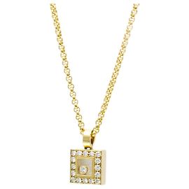 Collana Quadrata Chopard Happy Diamonds 79/2896 D'oro