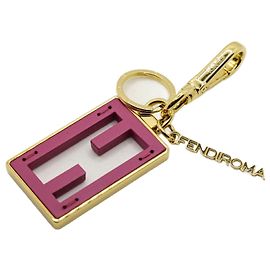 Porte-clés Fendi Baguette Doré Violet