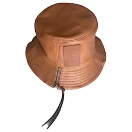 Cappello Loewe in pelle color cammello Cammello