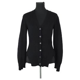 Alexander Mcqueen Schwarzer Kaschmir-Cardigan Schwarz