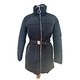 Louis Vuitton Monogram Down Jacket Black Black