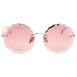Chloé Óculos de sol em forma de flor rosa Rosie Rosa