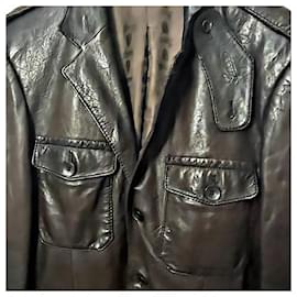 Gucci-Blazers Jackets-Brown