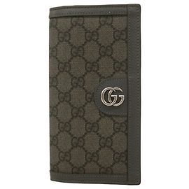 Portafoglio Lungo Gucci GG Marmont Supreme Marrone