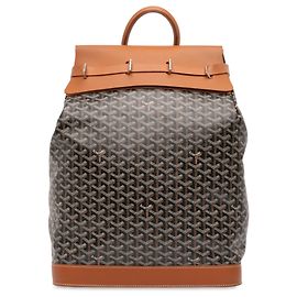 Goyard Black Goyardine Steamer PM Black