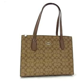 Bolsa Tote COACH Signature Nina Marrom