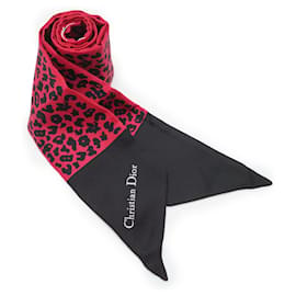 Twilly Dior de seda rosa Rosa