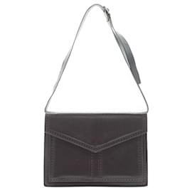 Yves Saint Laurent Sac à épaule vintage avec découpes Noir
