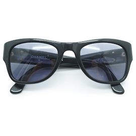 Chanel CC Logo Black Frame Sunglasses Black
