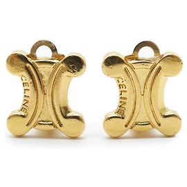 Boucles d'oreilles Céline Triomphe dorées Doré