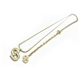 Dior Collana in oro con logo CD D'oro