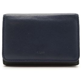 Chloé Bicolor 6-row Key Case Navy blue